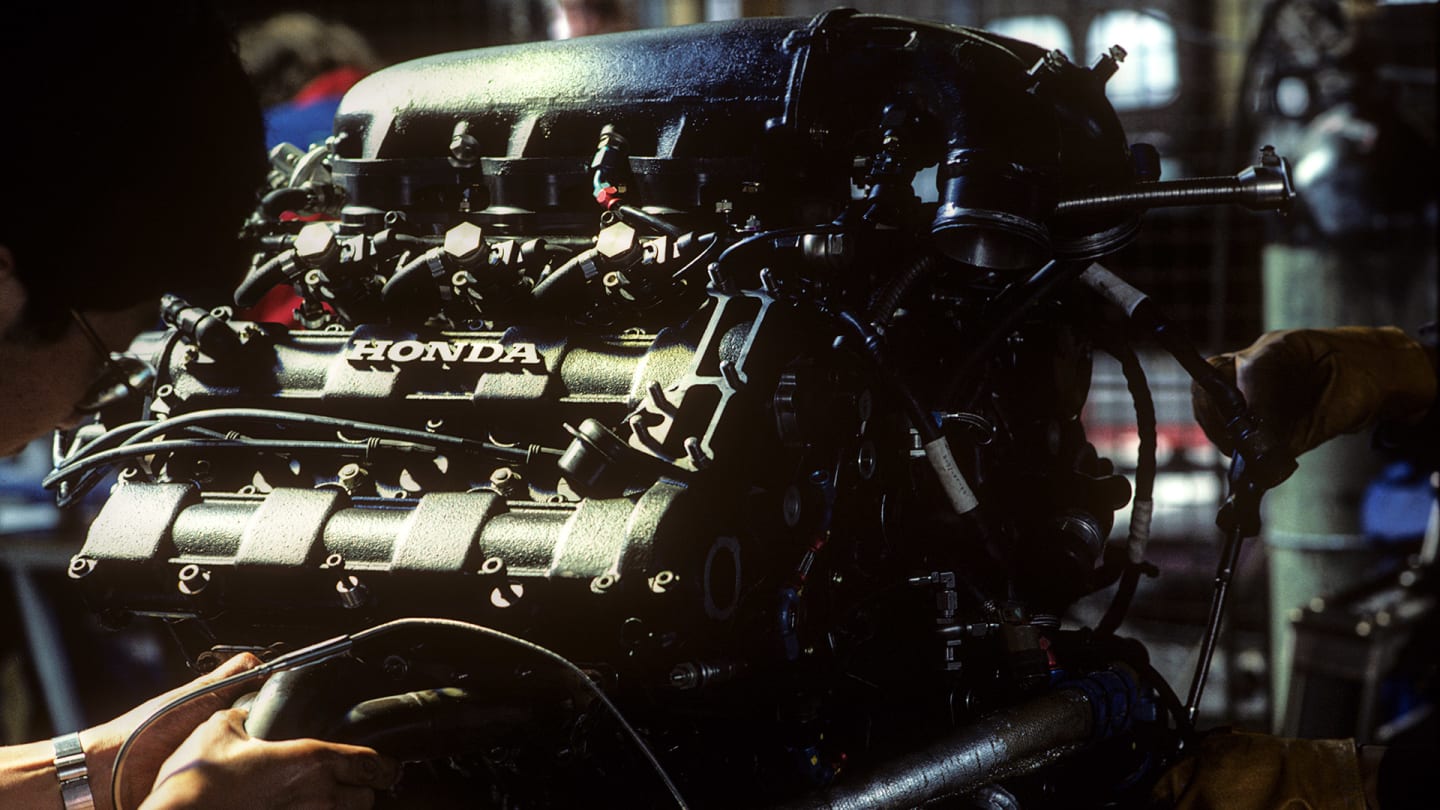 Honda's 1.5-litre V6 RA166-E engine produced more than 1,100 bhp in qualifying trim...