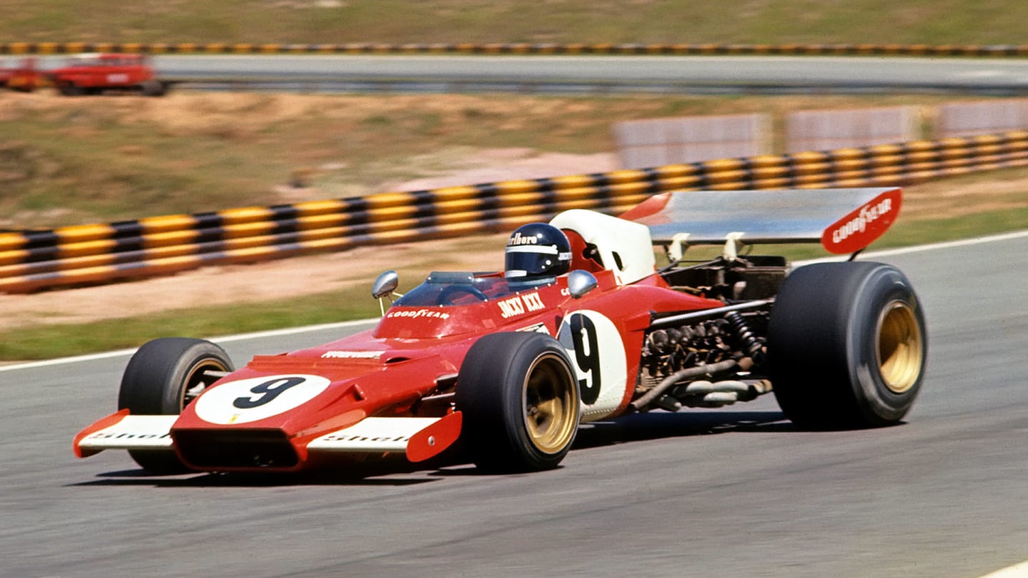 Jacky Ickx, Ferrari 312B2, Grand Prix of Brazil, Interlagos, 11 February 1973. (Photo by Bernard