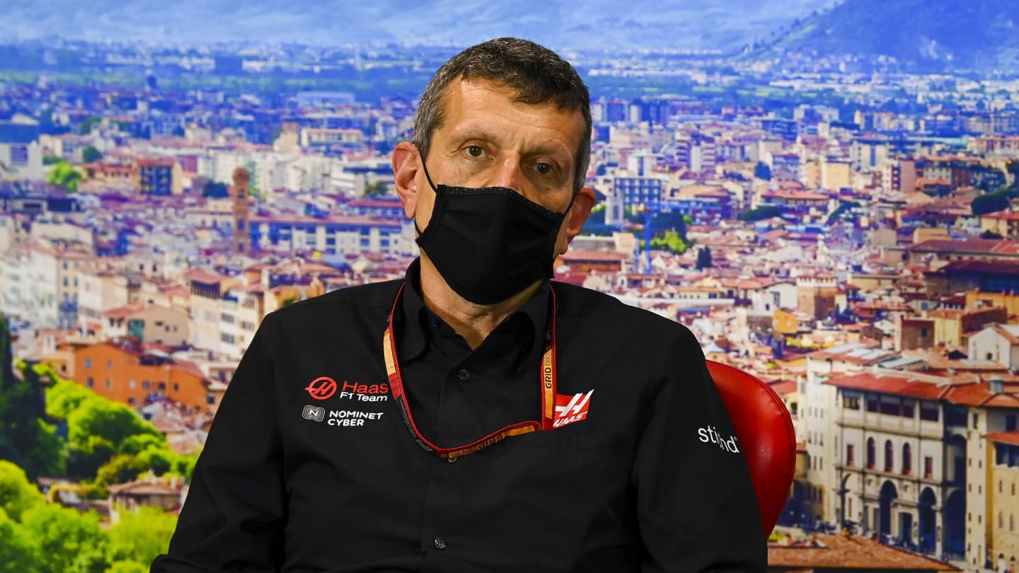 Guenther Steiner, Team Principal, Haas F1 in the press conference 