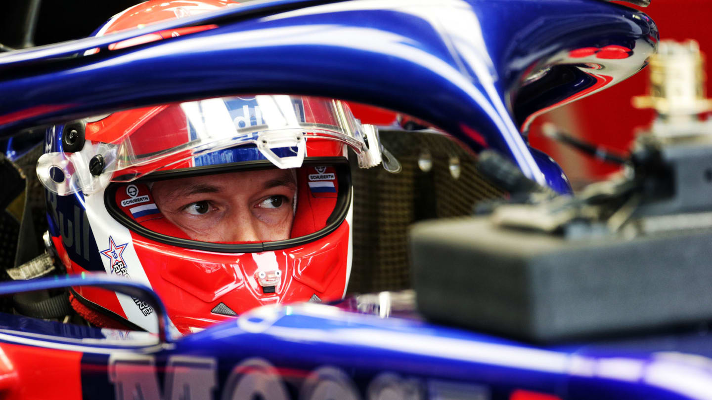 Daniil Kvyat (RUS) Scuderia Toro Rosso STR14.
06.09.2019. Formula 1 World Championship, Rd 14, Italian Grand Prix, Monza, Italy, Practice Day.
 - www.xpbimages.com, EMail: requests@xpbimages.com - copy of publication required for printed pictures. Every used picture is fee-liable. © Copyright: Bearne / XPB Images