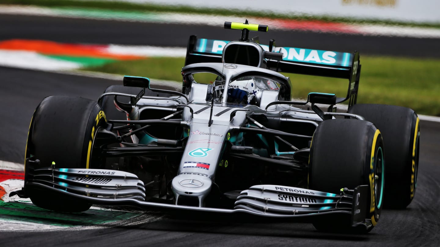 Valtteri Bottas (FIN) Mercedes AMG F1 W10.
06.09.2019. Formula 1 World Championship, Rd 14, Italian Grand Prix, Monza, Italy, Practice Day.
- www.xpbimages.com, EMail: requests@xpbimages.com - copy of publication required for printed pictures. Every used picture is fee-liable. © Copyright: Moy / XPB Images