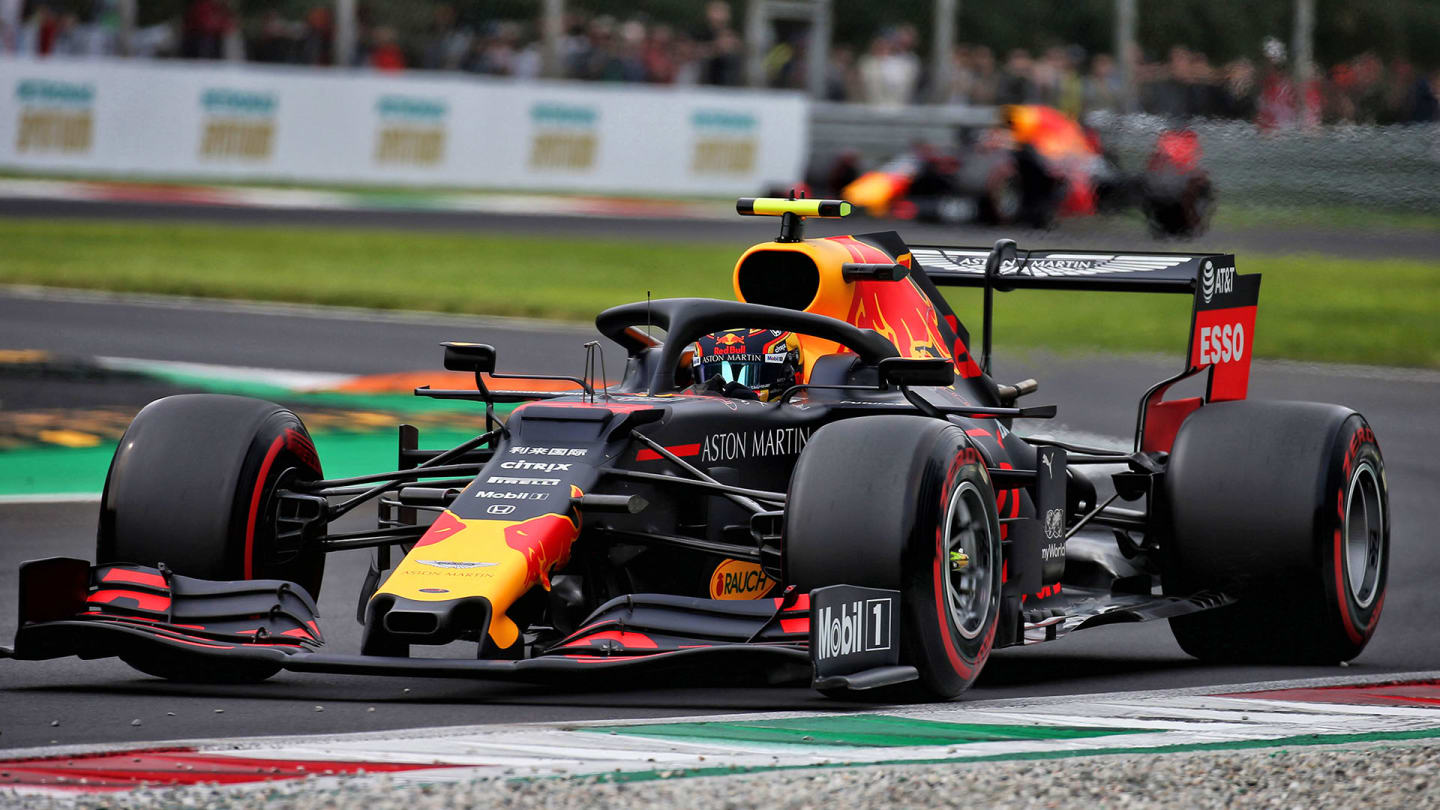 Alexander Albon (THA) Red Bull Racing RB15.
07.09.2019. Formula 1 World Championship, Rd 14, Italian Grand Prix, Monza, Italy, Qualifying Day.
- www.xpbimages.com, EMail: requests@xpbimages.com - copy of publication required for printed pictures. Every used picture is fee-liable. © Copyright: Photo4 / XPB Images