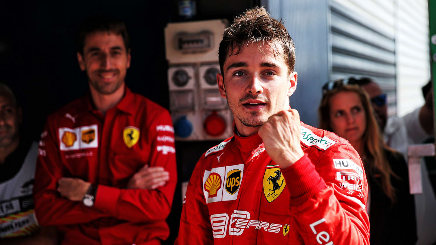 Charles Leclerc (MON) Ferrari SF90.08.09.2019. Formula 1 World Championship, Rd 14, Italian Grand Prix, Monza, Italy, Race Day.- www.xpbimages.com, EMail: requests@xpbimages.com - copy of publication required for printed pictures. Every used picture is fee-liable. © Copyright: Moy / XPB Images