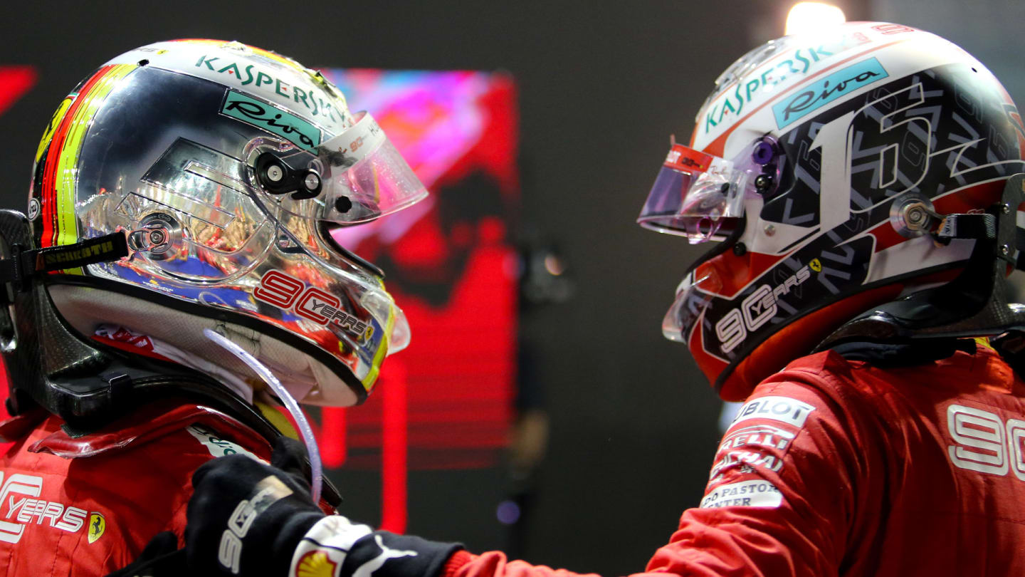 Sebastian Vettel (GER), Scuderia Ferrari and Charles Leclerc (FRA), Scuderia Ferrari 
22.09.2019.