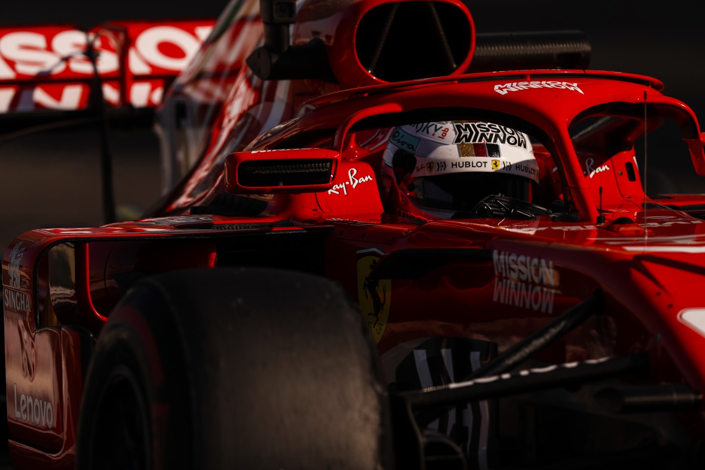 YAS MARINA CIRCUIT, UNITED ARAB EMIRATES - NOVEMBER 23: Sebastian Vettel, Ferrari SF71H during the