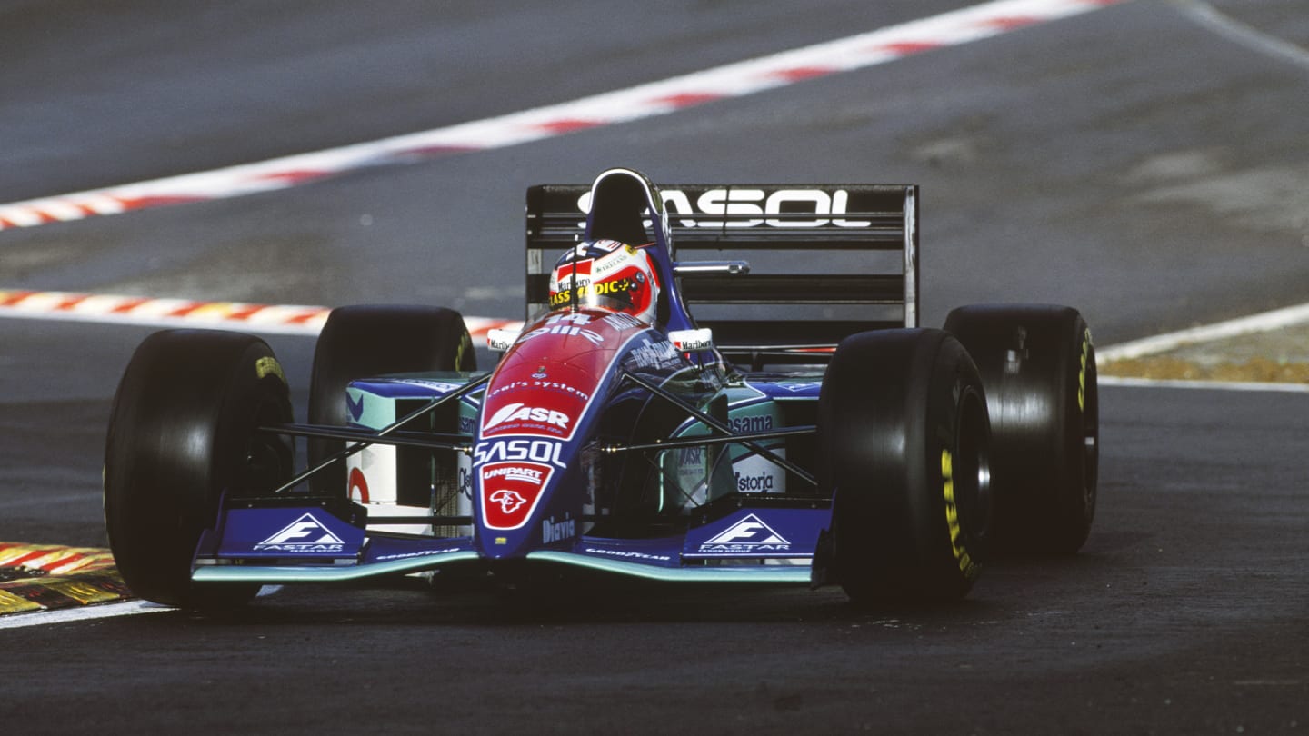 Spa-Francorchamps, Belgium. 26th - 28th August 1994.
Rubens Barrichello (Jordan 194-Hart), retired,