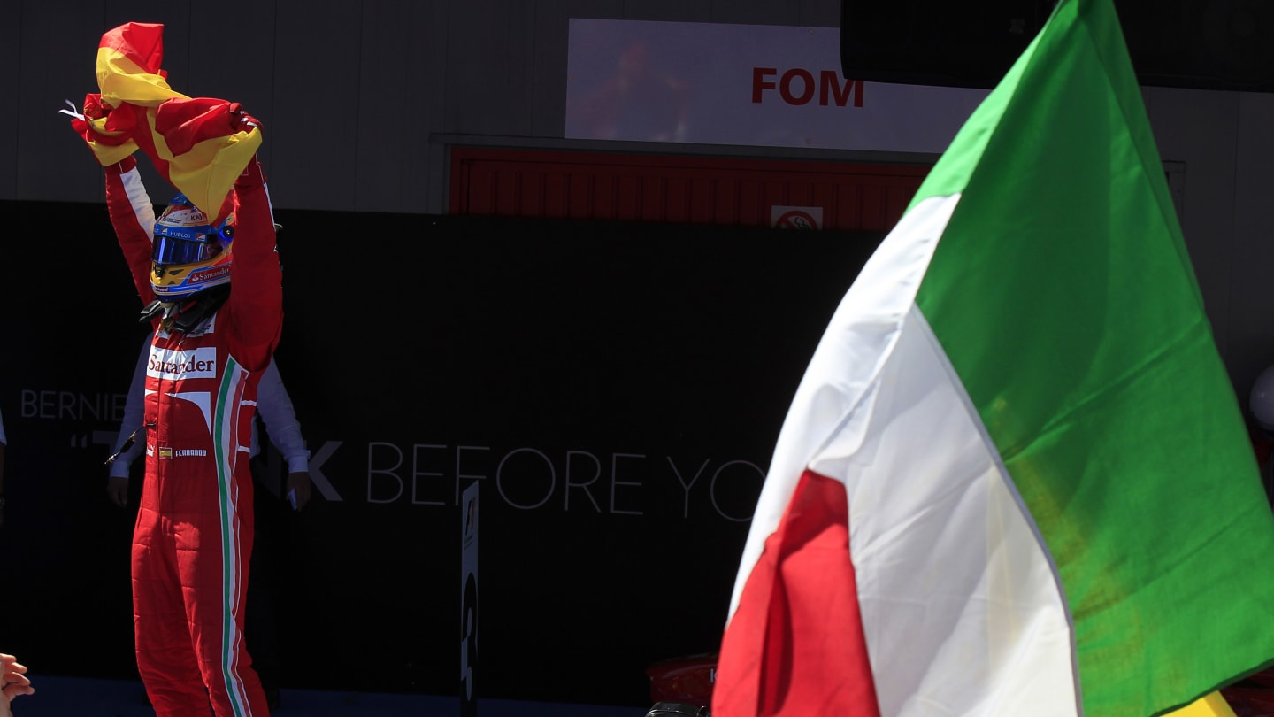 Circuit de Catalunya, Barcelona, Spain
12th May 2013
Fernando Alonso, Ferrari celebrates victory in