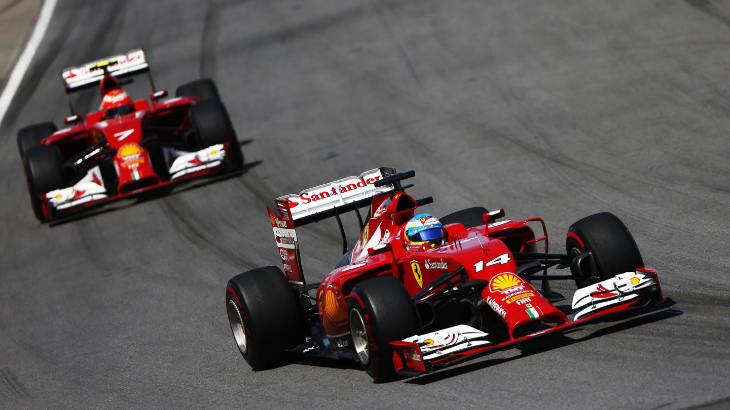 Circuit Gilles Villeneuve, Montreal, Canada.
Sunday 8 June 2014.
Fernando Alonso, Ferrari F14T,