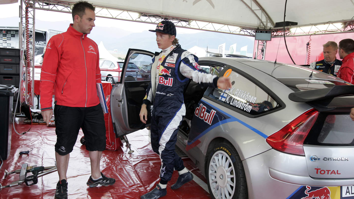 Kimi Raikkonen drove Citroens in the World Rally Championship for two seasons