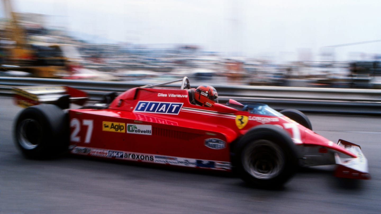 Race winner Gilles Villeneuve (CDN), Ferrari 126CK. Monaco Grand Prix, Rd6, Monte-Carlo, Monaco, 31