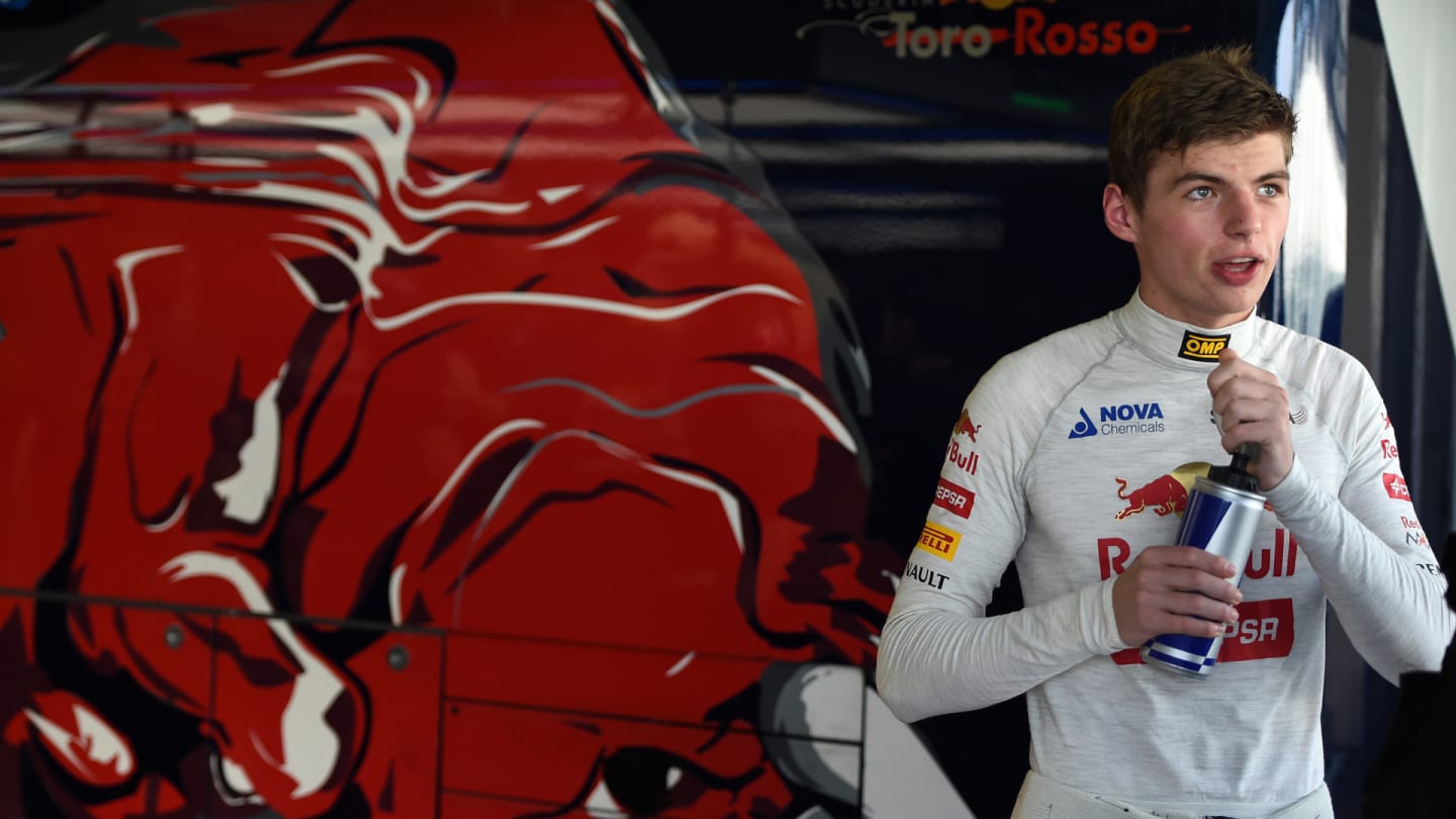 Max Verstappen (NDL) Scuderia Toro Rosso.
Formula One Testing, Yas Marina Circuit, Abu Dhabi, UAE,