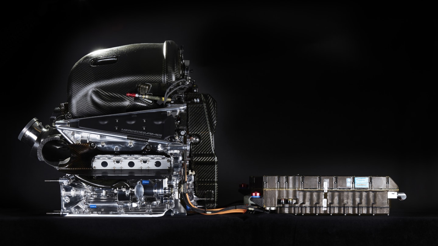 The Mercedes PU106C Hybrid power unit