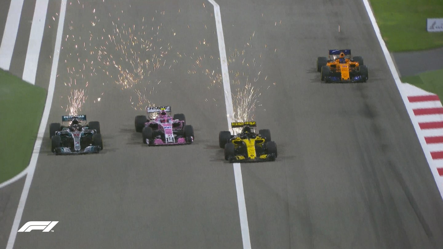 RACE: Hamilton’s triple overtake at Turn