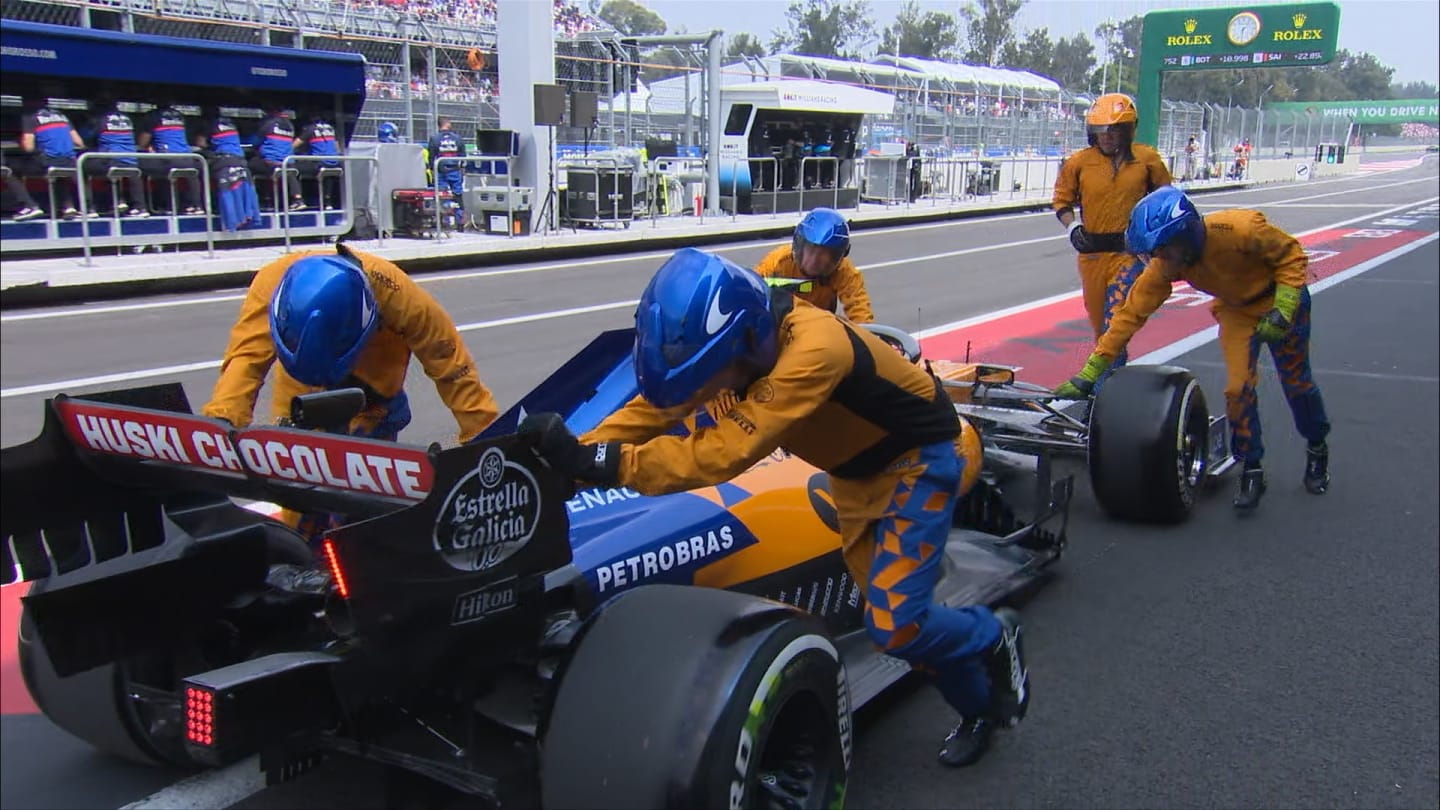 MEXICAN GP: Disastrous pit stop almost ends Norris's race