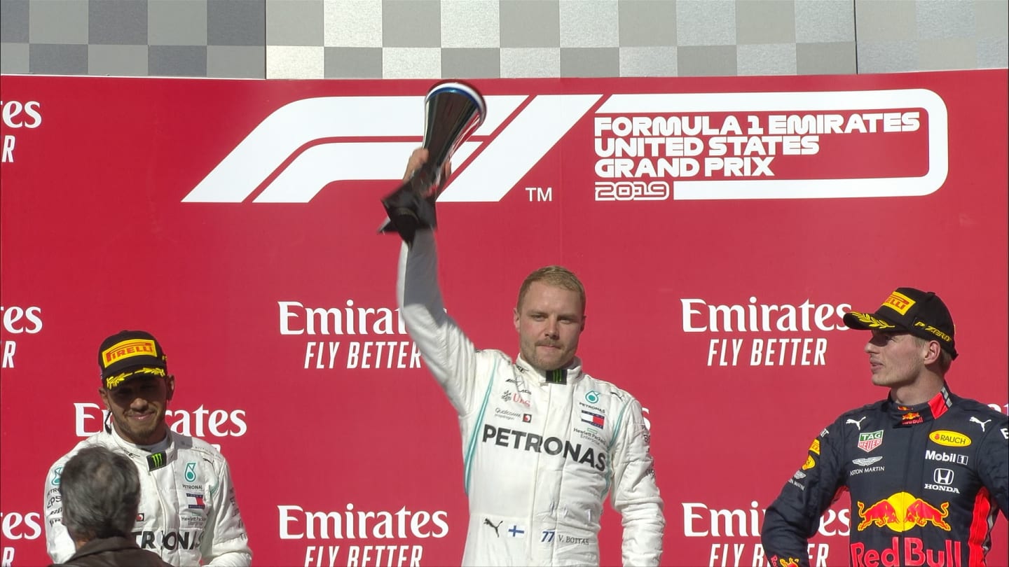 Valtteri Bottas wins the 2019 United States Grand Prix