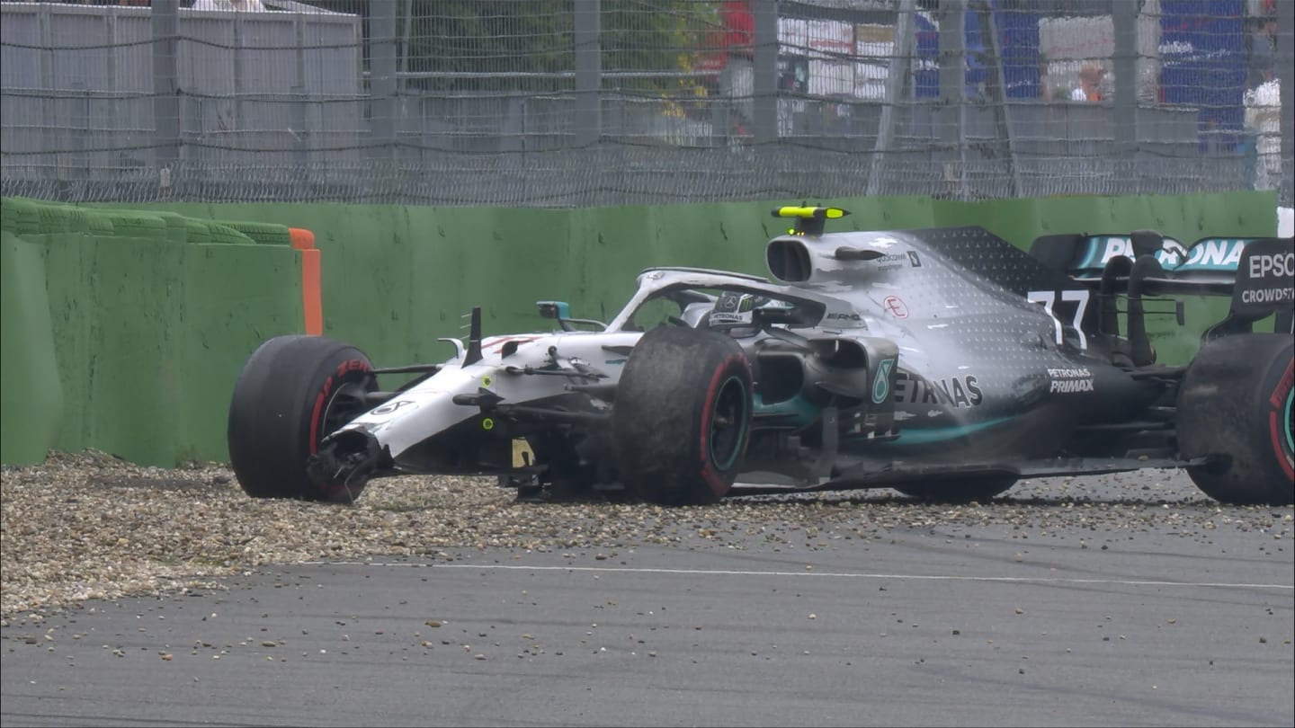 GERMAN GP: Bottas crash brings miserable end to Mercedes' afternoon