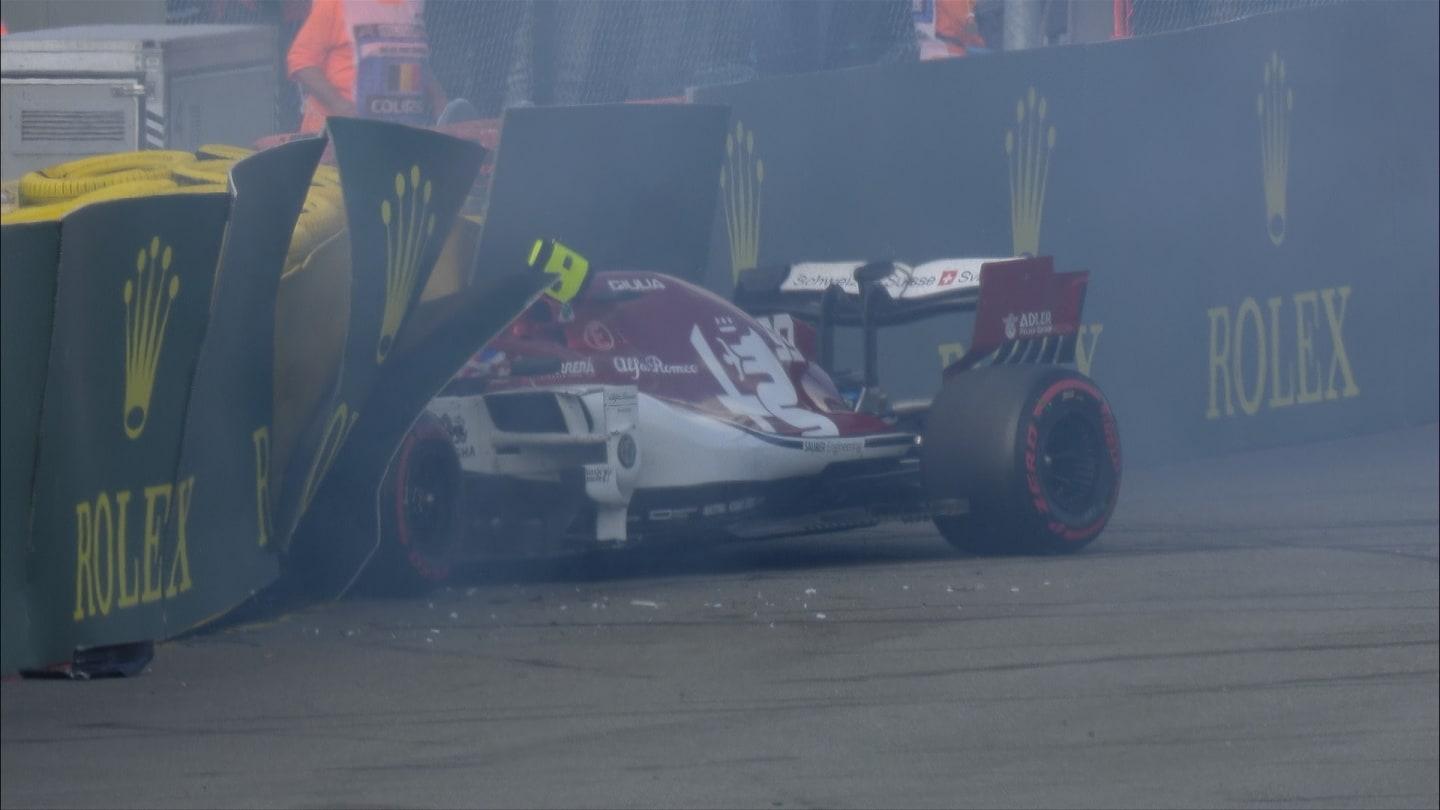 BELGIAN GP: Late crash at Pouhon deprives Giovinazzi of points