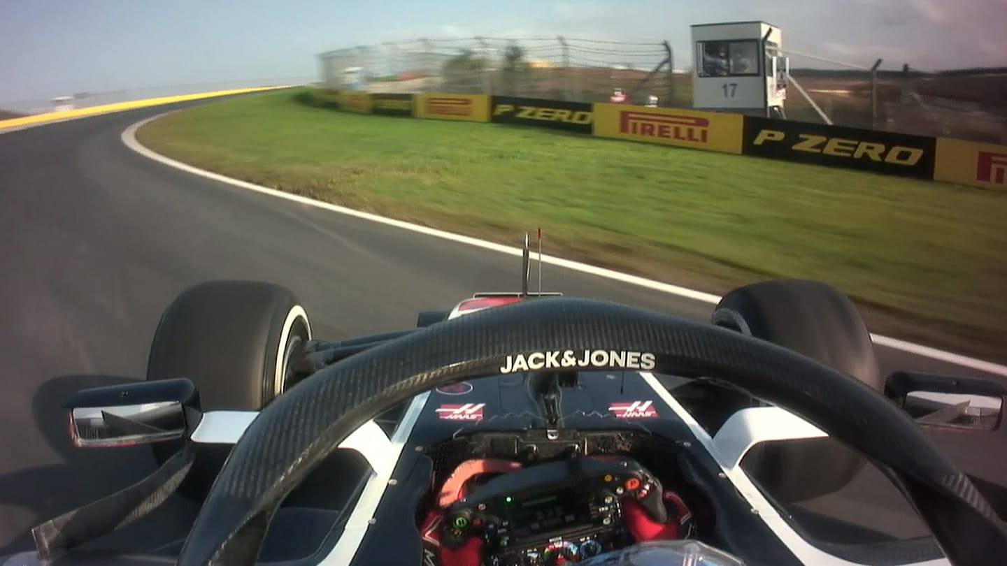 2020 Turkish Grand Prix FP2: Grosjean spins his Haas