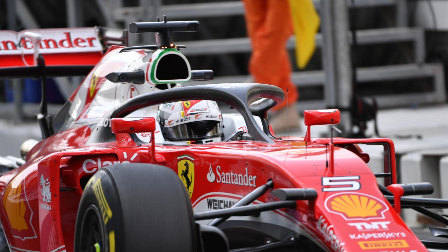 Sebastian Vettel (GER) Ferrari SF16-H with halo at Formula One World Championship, Rd21, Abu Dhabi