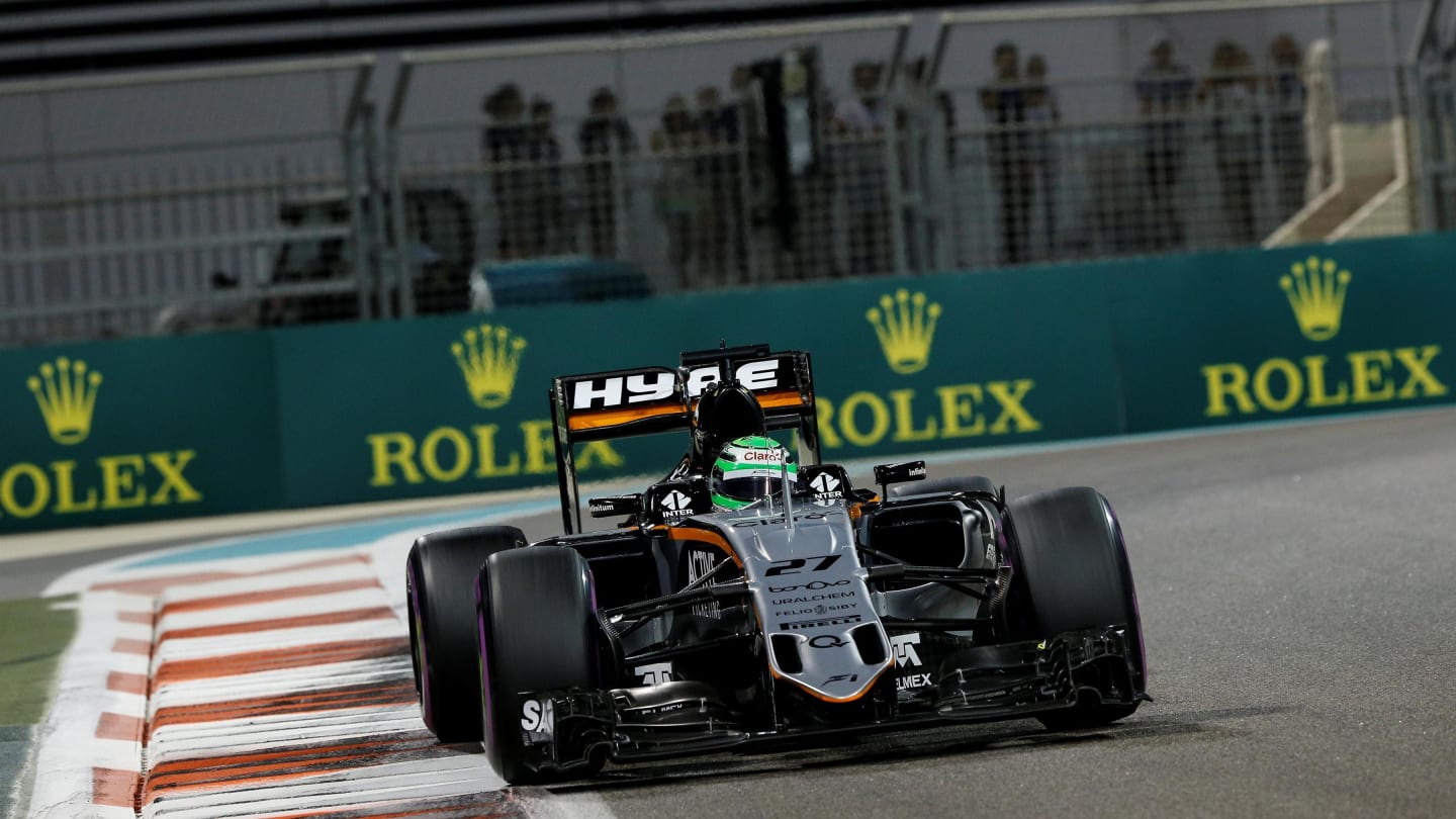 Nico Hulkenberg (GER) Force India VJM09 at Formula One World Championship, Rd21, Abu Dhabi Grand