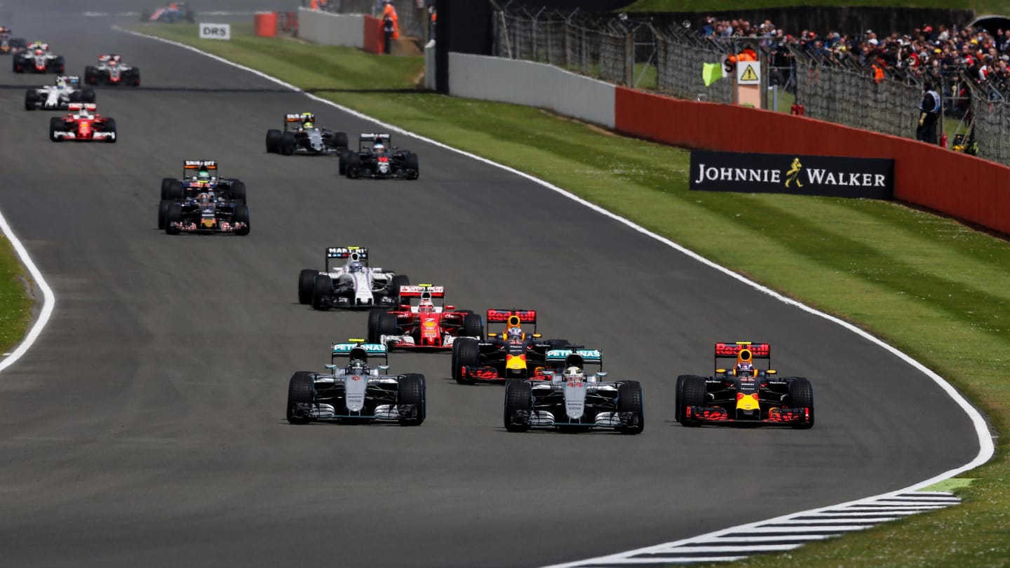 Lewis Hamilton (GBR) Mercedes-Benz F1 W07 Hybrid at Formula One World Championship, Rd10, British