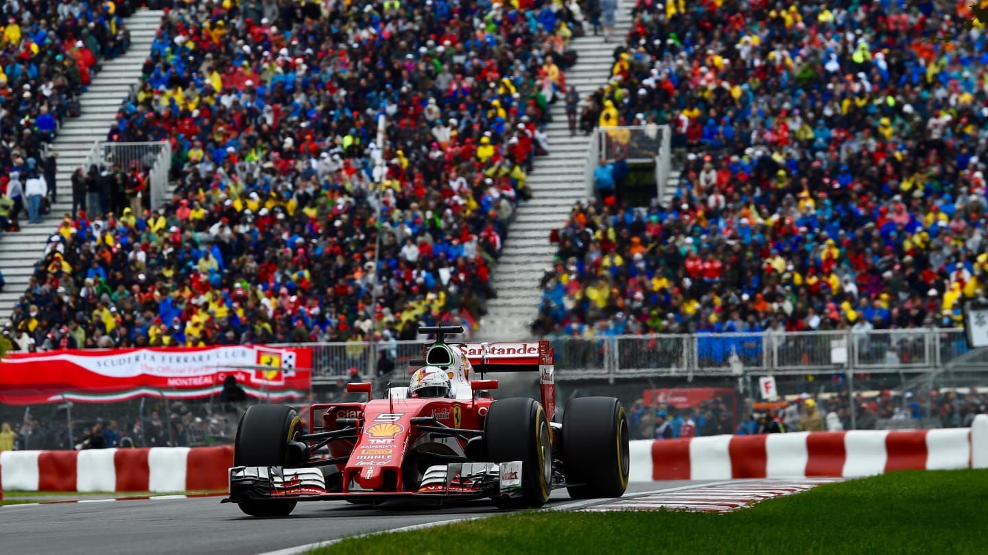 Sebastian Vettel (GER) Ferrari SF16-H at Formula One World Championship, Rd7, Canadian Grand Prix,