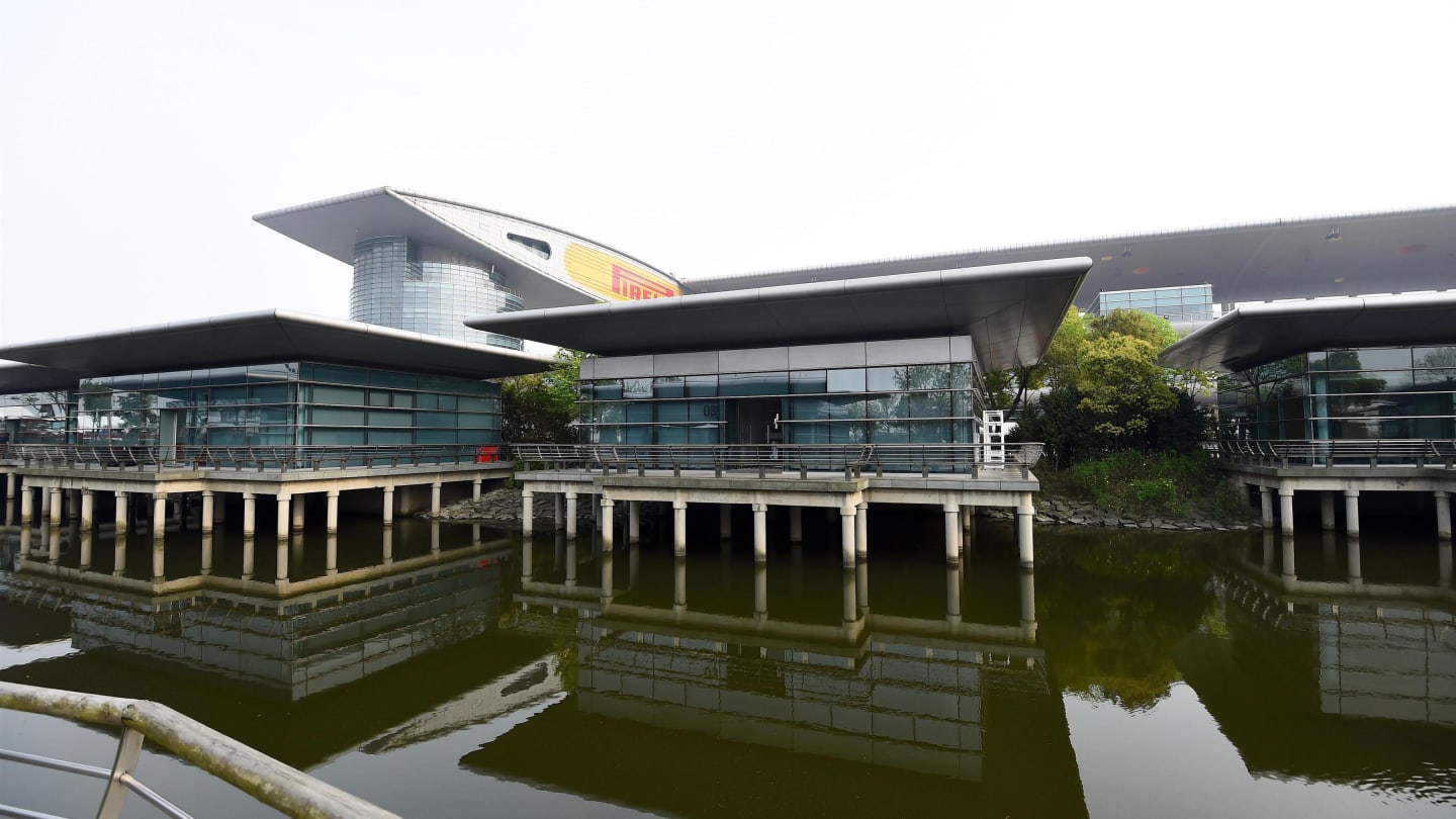 Paddock at Formula One World Championship, Rd3, Chinese Grand Prix, Preparations, Shanghai, China,