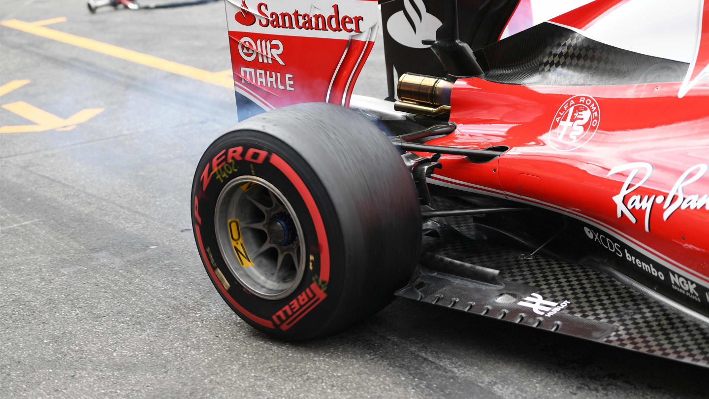 Sebastian Vettel (GER) Ferrari SF16-H tyre smoke at Formula One World Championship, Rd12, German