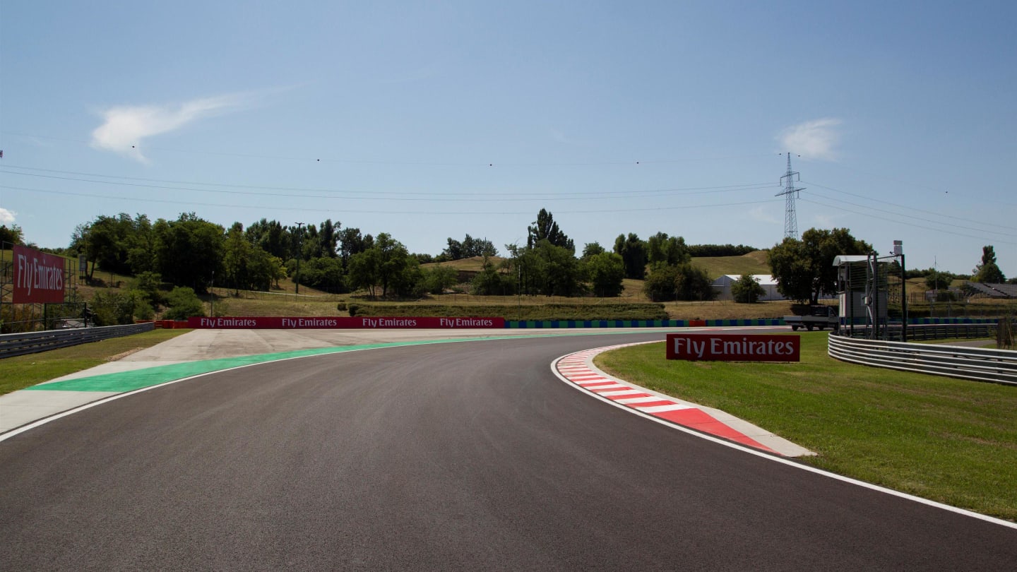 Track view at Formula One World Championship, Rd11, Preparations, Hungaroring, Hungary, Thursday 21