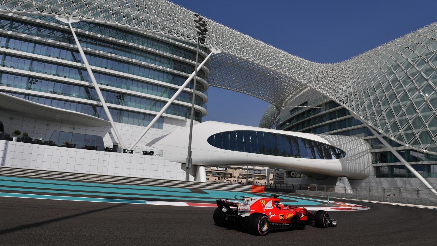 Kimi Raikkonen (FIN) Ferrari SF70-H at Formula One Testing, Day One, Yas Marina Circuit, Abu Dhabi,