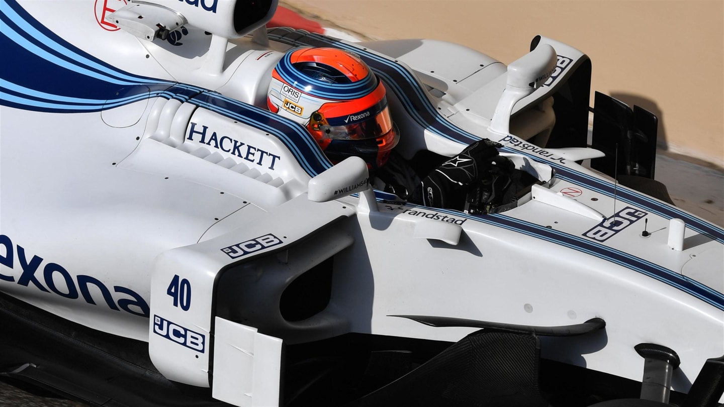 Robert Kubica (POL) Williams FW40 at Formula One Testing, Day One, Yas Marina Circuit, Abu Dhabi, UAE, Tuesday 28 November 2017. © Mark Sutton/Sutton Images