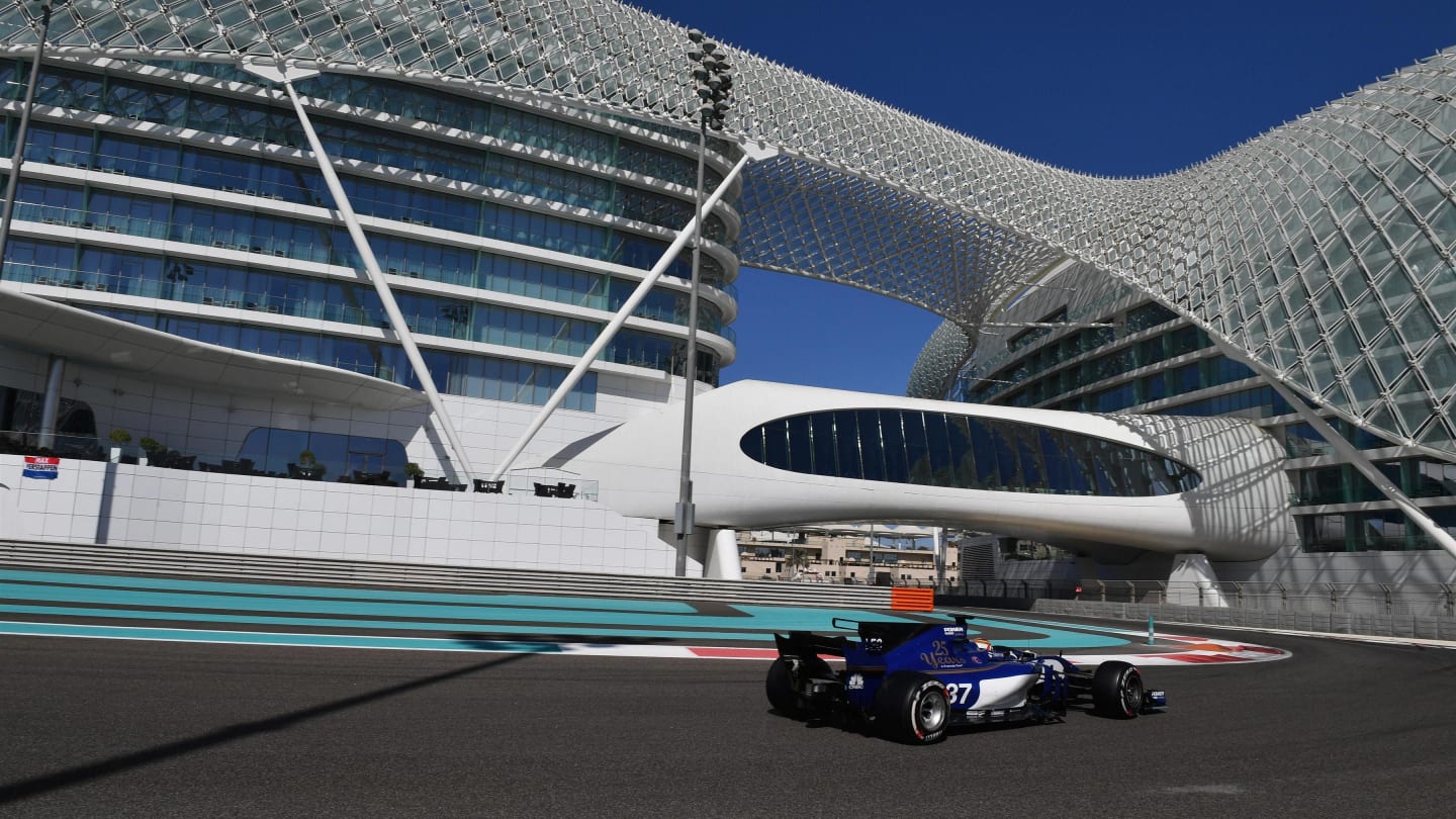 Charles Leclerc (MON) Sauber C36 at Formula One Testing, Day Two, Yas Marina Circuit, Abu Dhabi, UAE, Wednesday 29 November 2017. © Mark Sutton/Sutton Images