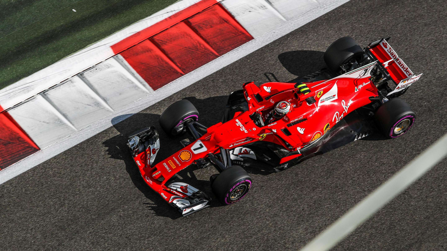 Kimi Raikkonen (FIN) Ferrari SF70-H at Formula One World Championship, Rd20, Abu Dhabi Grand Prix, Practice, Yas Marina Circuit, Abu Dhabi, UAE, Friday 24 November 2017. © Manuel Goria/Sutton Images