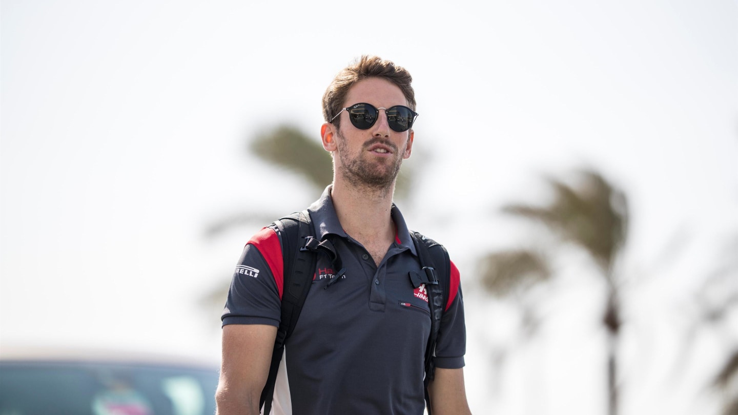Romain Grosjean (FRA) Haas F1 at Formula One World Championship, Rd20, Abu Dhabi Grand Prix, Qualifying, Yas Marina Circuit, Abu Dhabi, UAE, Saturday 25 November 2017. © Manuel Goria/Sutton Images