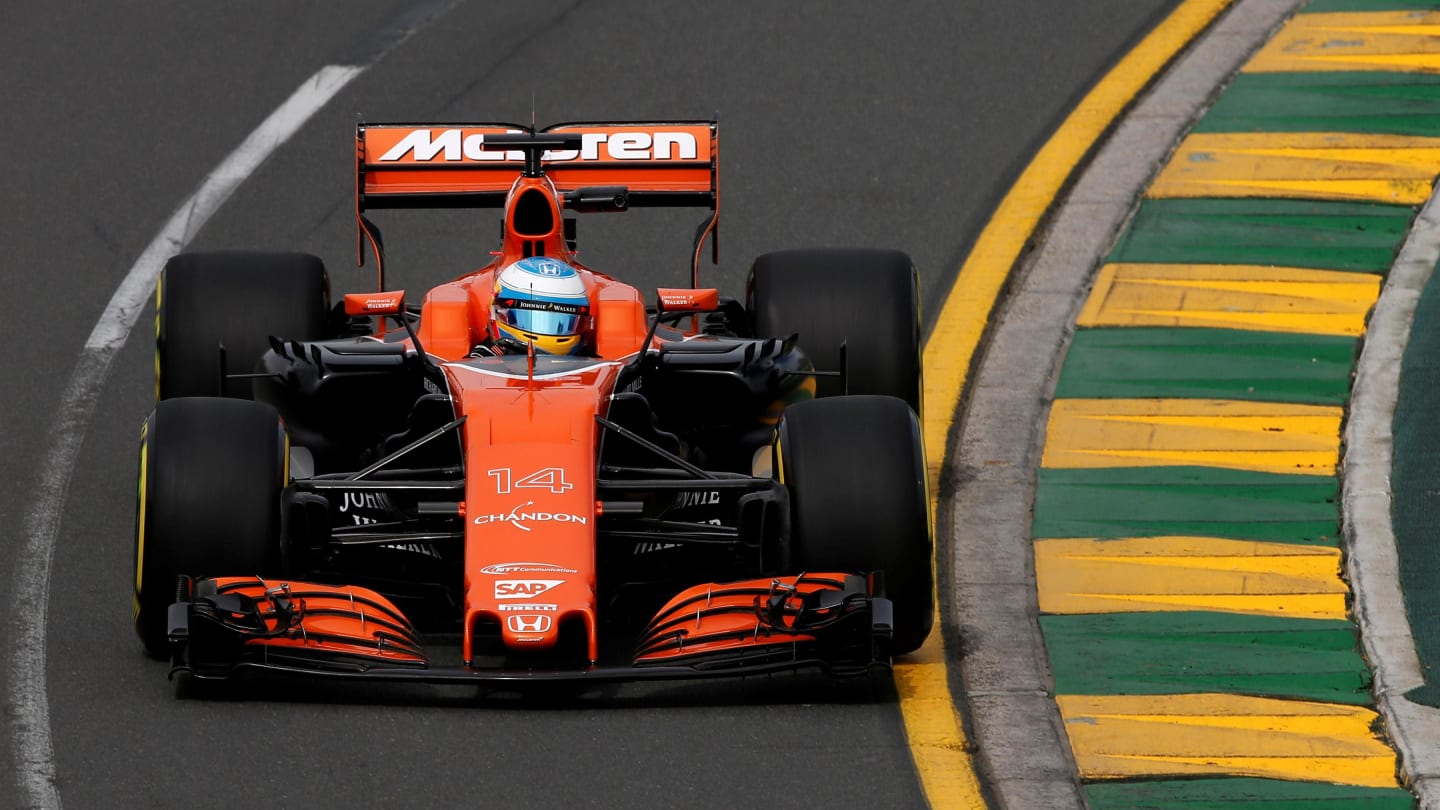 Fernando Alonso (ESP) McLaren MCL32 at Formula One World Championship, Rd1, Australian Grand Prix, Practice, Albert Park, Melbourne, Australia, Friday 24 March 2017. © Sutton Motorsport Images