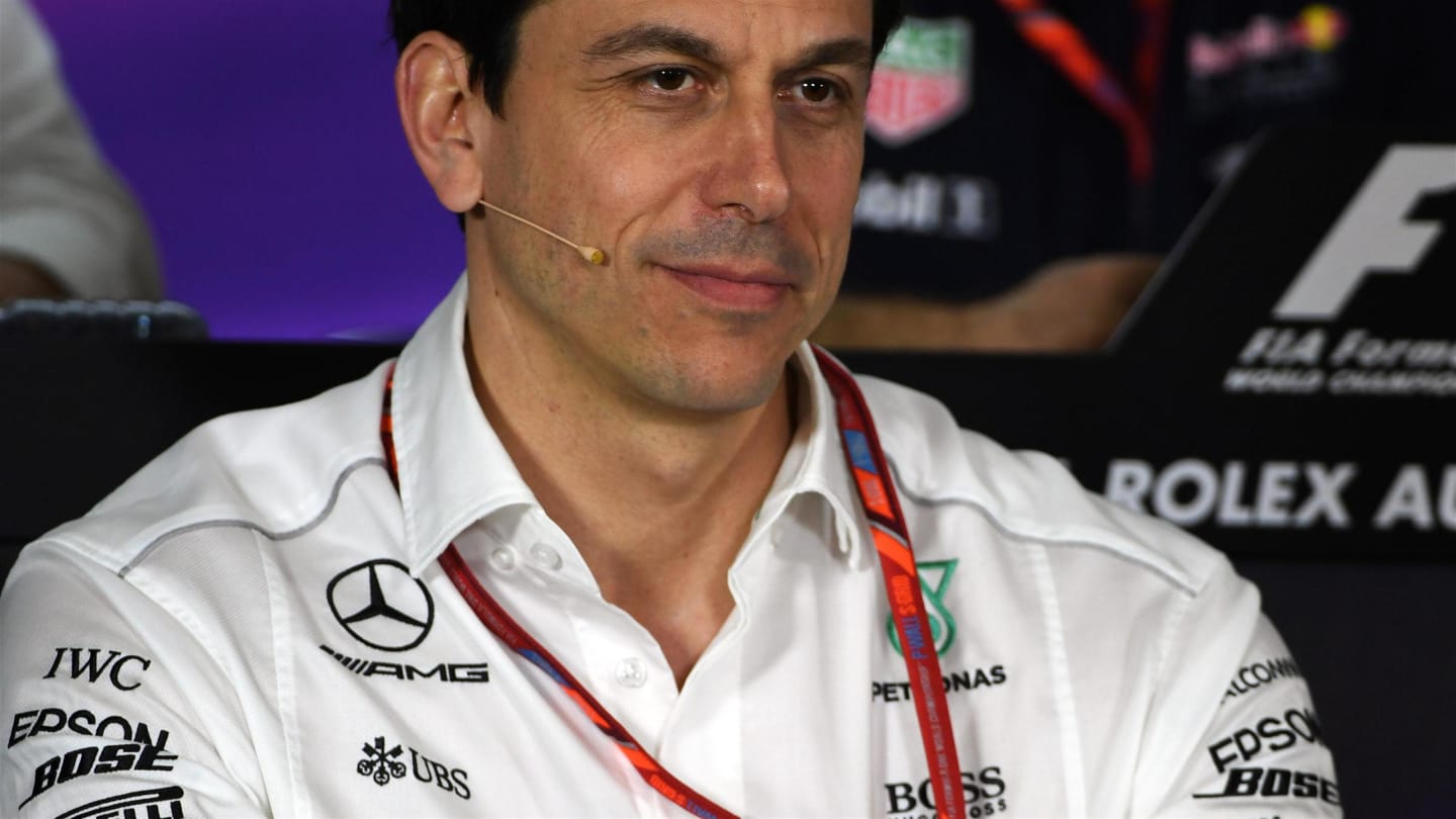 Toto Wolff (AUT) Mercedes AMG F1 Director of Motorsport in the Press Conference at Formula One World Championship, Rd1, Australian Grand Prix, Practice, Albert Park, Melbourne, Australia, Friday 24 March 2017. © Sutton Motorsport Images