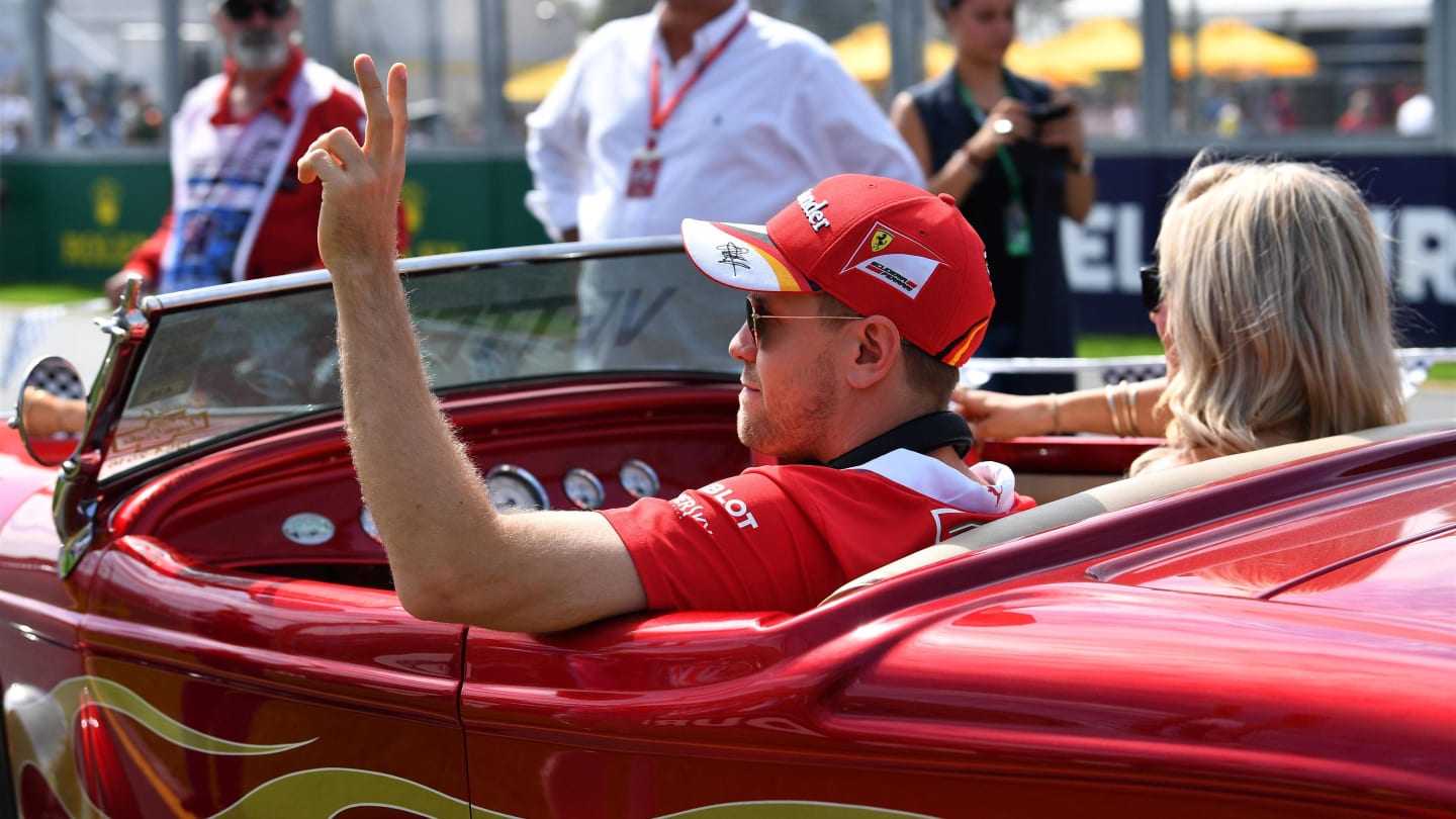 Sebastian Vettel (GER) Ferrari at Formula One World Championship, Rd1, Australian Grand Prix, Race, Albert Park, Melbourne, Australia, Sunday 26 March 2017. © Sutton Motorsport Images