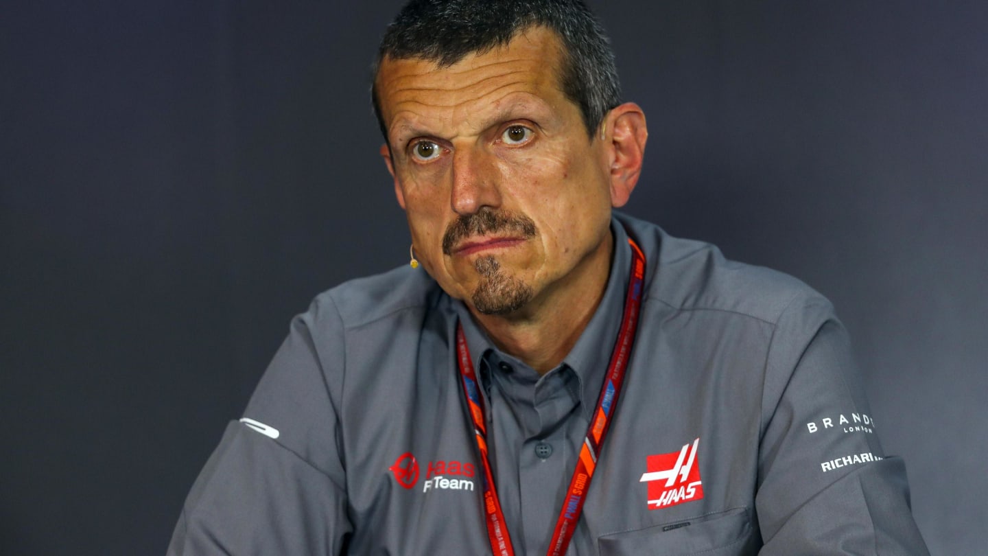 Guenther Steiner (ITA) Haas F1 Team Prinicipal in the Press Conference at Formula One World Championship, Rd9, Austrian Grand Prix, Practice, Spielberg, Austria, Friday 7 July 2017. © Sutton Images
