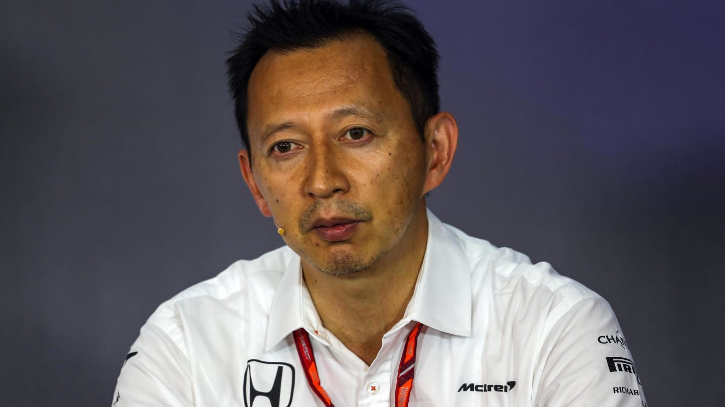 Yusuke Hasegawa (JPN) Head of Honda Motorsport in the Press Conference at Formula One World