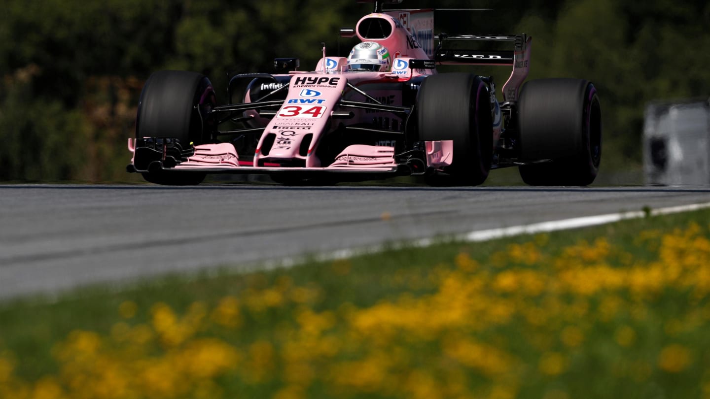 Sergio Perez (MEX) Force India VJM10 at Formula One World Championship, Rd9, Austrian Grand Prix,