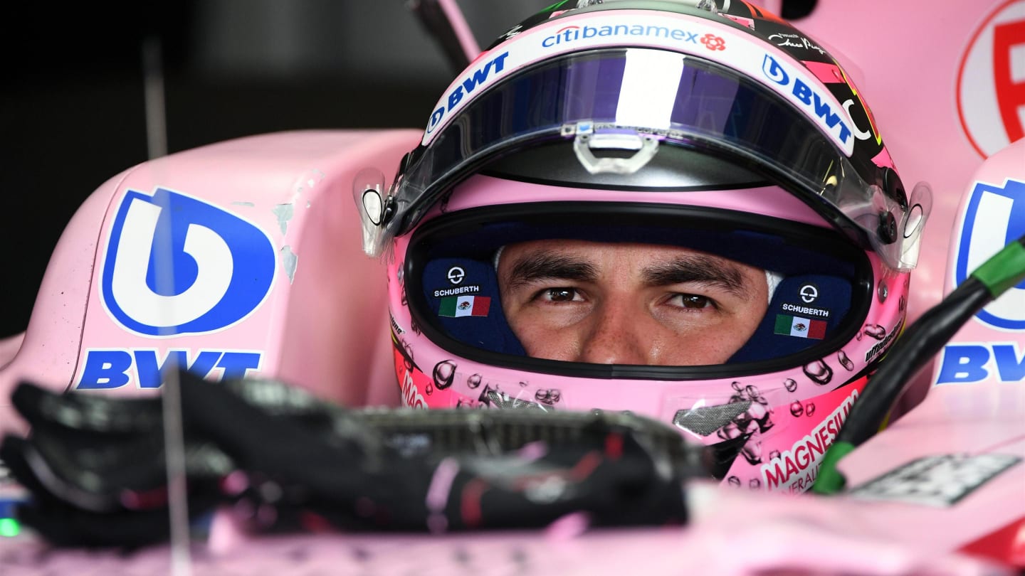 Sergio Perez (MEX) Force India VJM10 at Formula One World Championship, Rd9, Austrian Grand Prix, Qualifying, Spielberg, Austria, Saturday 8 July 2017. © Sutton Images