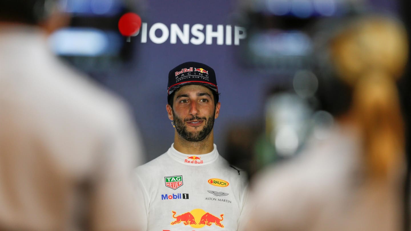 Daniel Ricciardo (AUS) Red Bull Racing in the Press Conference at Formula One World Championship,