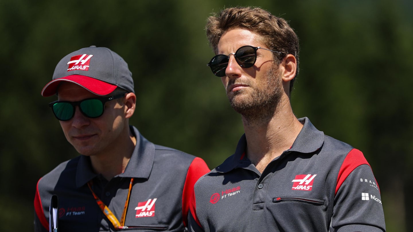 Romain Grosjean (FRA) Haas F1 at Formula One World Championship, Rd9, Austrian Grand Prix, Preparations, Spielberg, Austria, Thursday 6 July 2017. © Sutton Images