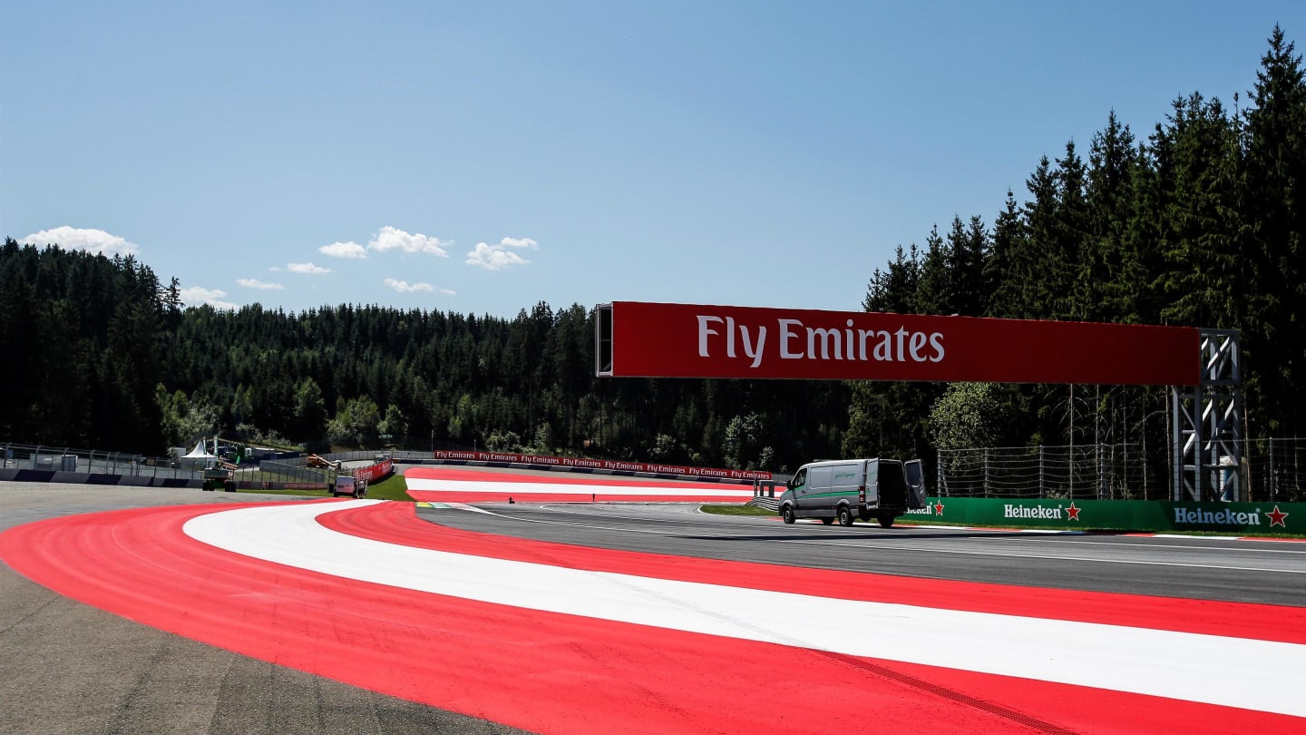 Track view at Formula One World Championship, Rd9, Austrian Grand Prix, Preparations, Spielberg, Austria, Thursday 6 July 2017. © Sutton Images