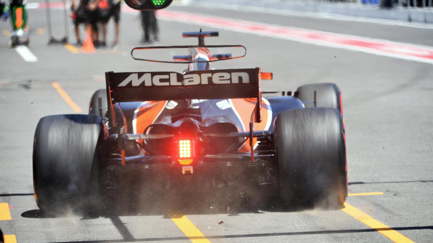 Fernando Alonso (ESP) McLaren MCL32 at Formula One World Championship, Rd8, Azerbaijan Grand Prix,