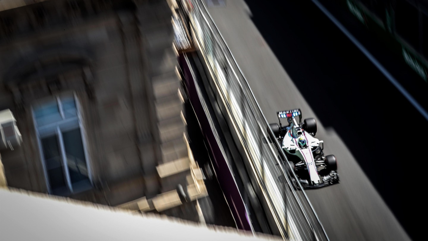 Felipe Massa (BRA) Williams FW40 at Formula One World Championship, Rd8, Azerbaijan Grand Prix, Qualifying, Baku City Circuit, Baku, Azerbaijan, Saturday 24 June 2017. © Sutton Images