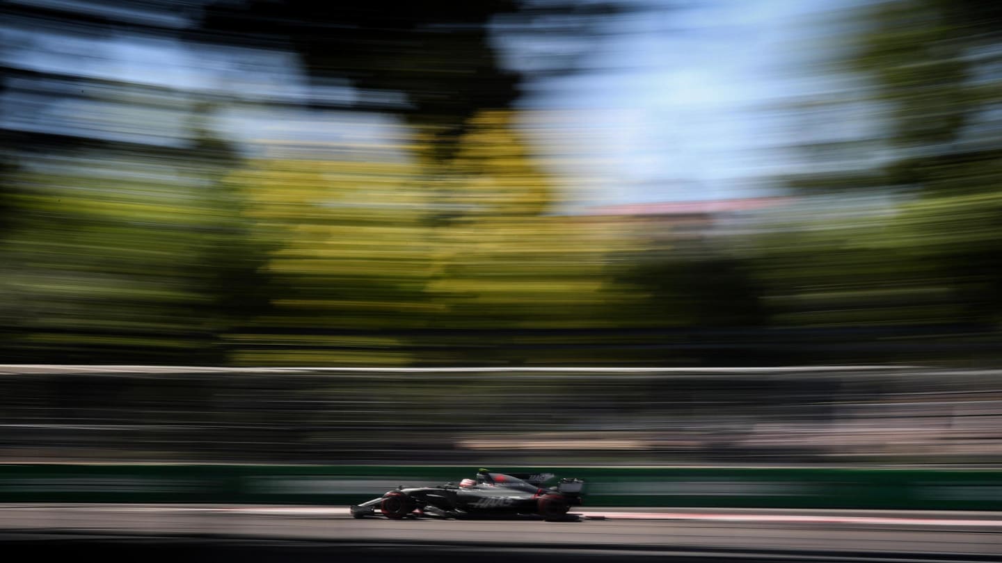 Kevin Magnussen (DEN) Haas VF-17 at Formula One World Championship, Rd8, Azerbaijan Grand Prix, Qualifying, Baku City Circuit, Baku, Azerbaijan, Saturday 24 June 2017. © Sutton Images