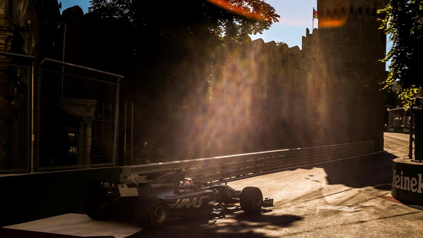 Kevin Magnussen (DEN) Haas VF-17 at Formula One World Championship, Rd8, Azerbaijan Grand Prix,