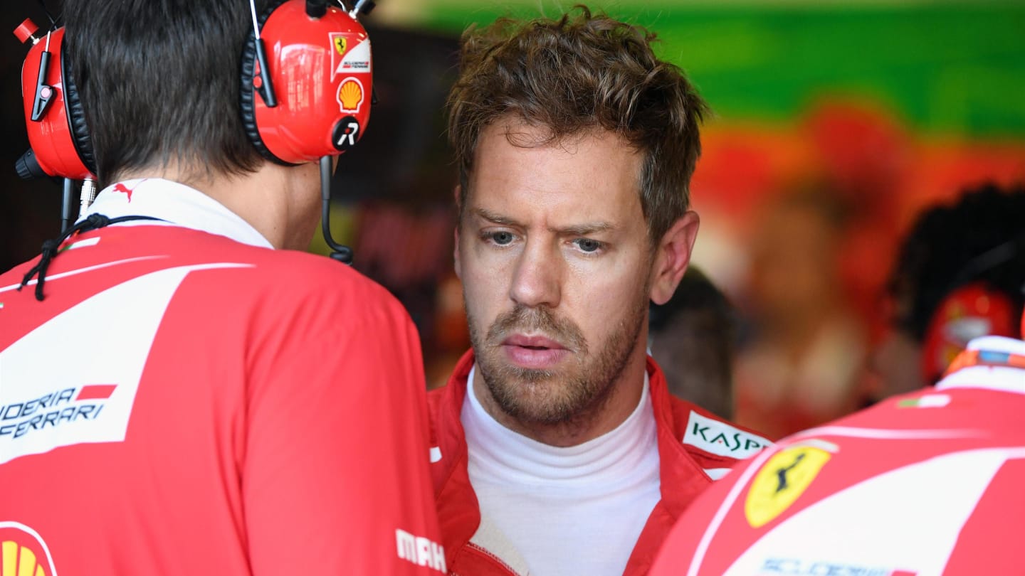 Sebastian Vettel (GER) Ferrari at Formula One World Championship, Rd8, Azerbaijan Grand Prix,