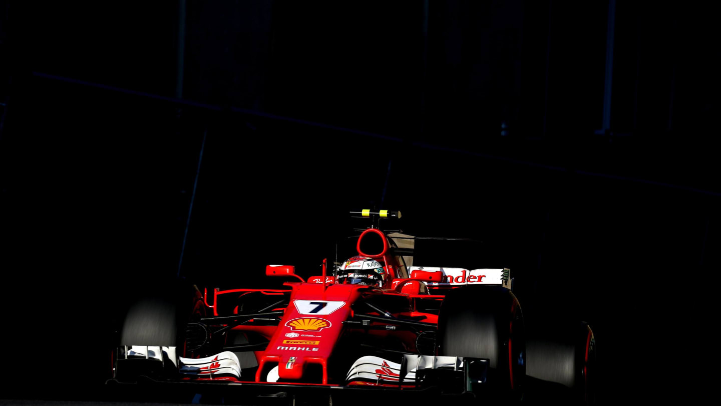 Kimi Raikkonen (FIN) Ferrari SF70-H at Formula One World Championship, Rd8, Azerbaijan Grand Prix, Race, Baku City Circuit, Baku, Azerbaijan, Sunday 25 June 2017. © Sutton Images